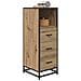 Mobile da Bagno rovere artigianale 35 x 37.5 x 100 cm - Foto miniatura 3