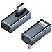 Adattatore Usb-c Femmina A Maschio Ad Angolo Retto 240w 80gbps (confezione Da 2) Grey - Foto miniatura 1