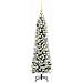 Albero di Natale artificiale con 150 LED Bianco 120 cm - Foto miniatura 4