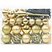 Set di Palle di Natale con 150 LED 61 pcs Oro Plastica - Foto miniatura 3