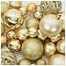 Set di Palle di Natale con 150 LED 61 pcs Oro Plastica - Foto miniatura 7