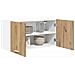 Armadio pensile Riga Rovere artigianale 80 x 31 x 40 cm - Foto miniatura 3