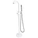 Rubinetto per vasca da bagno indipendente, Blackswan, tipo M12, modello bianco, misura 112 cm - Foto miniatura 1
