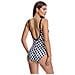 Costume Intero Scollo A V Con Coppe W250376 Donna - Foto miniatura 3