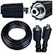 Tubo Alta Pressione 15m M22-m22 - Nylon E Pvc, 200 Bar | Compatibile Con Idropulitrice Kärcher | Resistente E Flessibile - Foto miniatura 1