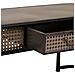 Tavolino In Metallo Marrone 110x42x45h - Foto miniatura 7