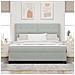 Letto a molle con materasso Grigio chiaro 180 x 200 cm Velluto - Foto miniatura 3