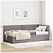 Struttura Letto Angolare con Materasso 2 pcs Talpa Velluto - Foto miniatura 2
