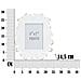 Cornice Portafoto Heart Cuori E Scritte Love Bianco E Oro 12,5x17,5 - Foto miniatura 6