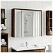 Mobiletto per specchio da bagno Rovere fumé 63,5 x 16 x 62,5 cm - Foto miniatura 2