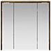 Mobiletto per specchio da bagno Rovere fumé 63,5 x 16 x 62,5 cm - Foto miniatura 5