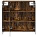 Mobiletto per specchio da bagno Rovere fumé 63,5 x 16 x 62,5 cm - Foto miniatura 6