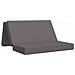 Divano Letto Pieghevole 140 x 67 x 45 cm Grigio Chiaro - Foto miniatura 1