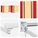 Tenda retrattile manuale con LED Multicolore 5 x 3 m - Foto miniatura 9