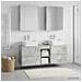 Set di mobili per il bagno 5 pcs Grigio Cemento - Foto miniatura 4