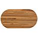 Piano del tavolo 90 x 45 x 3,5 cm Ovale Legno di teak solido - Foto miniatura 1