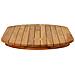 Piano del tavolo 90 x 45 x 3,5 cm Ovale Legno di teak solido - Foto miniatura 4