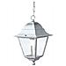 Lampada a sospensione design classico per esterno bianco-argento 6pz - Foto miniatura 3