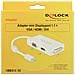 0.16m DisplayPort / VGA + HDMI + DVI 0.16m Mini DisplayPort VGA + HDMI + DVI Bianco - Foto miniatura 1