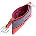Astuccio Portachiavi Colorato In Pelle Uomo Donna Formato Bustina Con Zip Fucsia - Foto miniatura 4