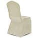 100 pz Fodera per Sedie in Tessuto Elasticizzato Crema - Foto miniatura 6