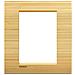 Placca Livinglight Quadra 3+3 Moduli Bamboo Lna4826lba - Foto miniatura 1