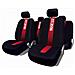 Set Completo Spc1011 Coprisedili Auto Universali Rossi Anteriori E Posteriori - Foto miniatura 1