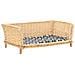 Cesta Per Cani Con Cuscino 90x54x35 Cm Salice Naturale - Foto miniatura 1
