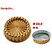 Stampo Charlotte Teglia Per Torta In Alluminio Pressofuso Bundt Cake Jubille Dourado Party - Foto miniatura 1