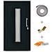 Porta Di Ingresso Antracite 108x200 Cm - Foto miniatura 1