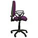 Modello 04cp Sedia Da Ufficio Ergonomica Con Meccanismo Di Contatto Permanente E Regolabile In Altezza Sedile E Schienale Imbottiti In Tessuto Bali Colore Porpora (braccioli Fissi Inclusi)  - Foto miniatura 2