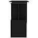 Scrivania ad Angolo Nera 200x50x76 cm in Legno Multistrato - Foto miniatura 6