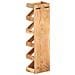 Portavino Da 5 Bottiglie In Legno Massello Di Acacia - Foto miniatura 3