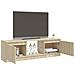 Mobile Porta TV con Luci LED Rovere Sonoma 120x30x35,5 cm - Foto miniatura 5