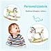 Cavallo A Dondolo Per Bambini 3-6 Anni In Legno - Bianco - Foto miniatura 3
