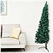 Set Albero Natale Artificiale a Metà LED e Palline Verde 150 cm - Foto miniatura 2