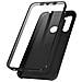 Cover Xiaomi Redmi Note 8 / 8 2021 Retro Rigido E Fronte Flessibile - Nera - Foto miniatura 1