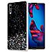 Custodia Compatibile Con Huawei P20 In Nero Con Glitter - Coperchio Protettivo In Silicone Tpu Flessibile Con Glitter Scintillanti - Foto miniatura 1