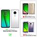 Custodia Compatibile Con Motorola Moto G7 / G7 Plus In Nero Carbone - Coperchio Protettiva Con Chiusura Magnetica, Funzione Stand E Tasca Per Le Carte - Foto miniatura 2