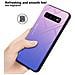 Custodia Compatibile Con Samsung Galaxy S10 Plus In Rosa - Blu - Coperchio Protettivo Bicolore In Vetro Temperato E Silicone Tpu - Foto miniatura 5