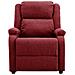 Poltrona Elettrica Reclinabile Rosso Vino In Tessuto - Foto miniatura 3