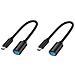 USB-C TO USB-A OTG ADAPTER 2-PACK - Foto miniatura 1