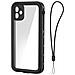 Cover Completa Per Iphone 11 Waterproof Bordo Nero - Foto miniatura 4