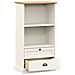 Libreria Vigo 60x35x114,5 Cm In Legno Massello Di Pino Bianco - Foto miniatura 2