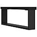 Mobile Porta Dischi Nero 74,5x38x48 Cm In Legno Multistrato - Foto miniatura 6