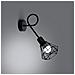 Sollux Lighting Lampada Da Parete Artemis 1s Nero Sl.1108 - Moderno Lampade Da Parete Nero 30x15x28 Cm - Foto miniatura 3