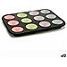 Teglia Per Muffin Multicolore Vassoio Da Forno (7 X 7 X 3 Cm) (35 X 3 X 26,5 Cm) (12 Unità) - Foto miniatura 1