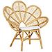 Set Di 2 Sedie Sedia Da Giardino Rattan Beige Florentine - Foto miniatura 7
