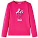 Maglietta Da Bambina A Maniche Lunghe Fucsia 116 - Foto miniatura 1