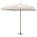 Ombrellone Da Giardino 3x3 Mt Con Palo In Legno E Telo Con Bordino 50 Mm Garden Deluxe Collection - Foto miniatura 1